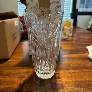 Princess House Clear 24% Lead Crystal Vase